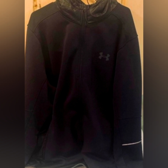 Men’s Under Armor 3 X - Cold Gear Swacket With Hood⭐ NEW NEVER WASHED NEVER WORN - Picture 1 of 11